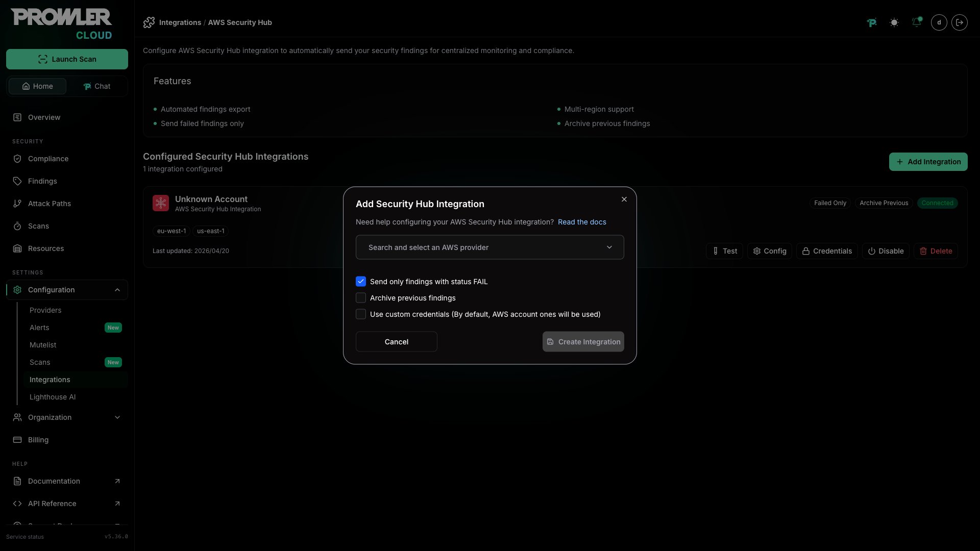 Create integration