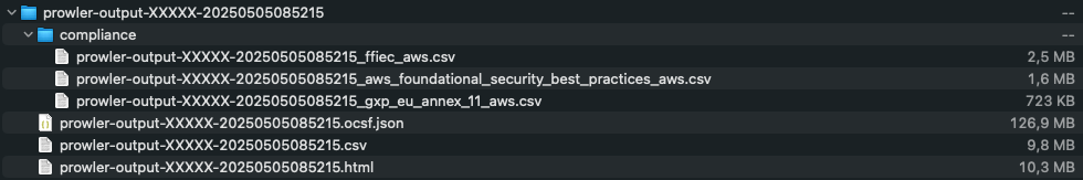 Output folder