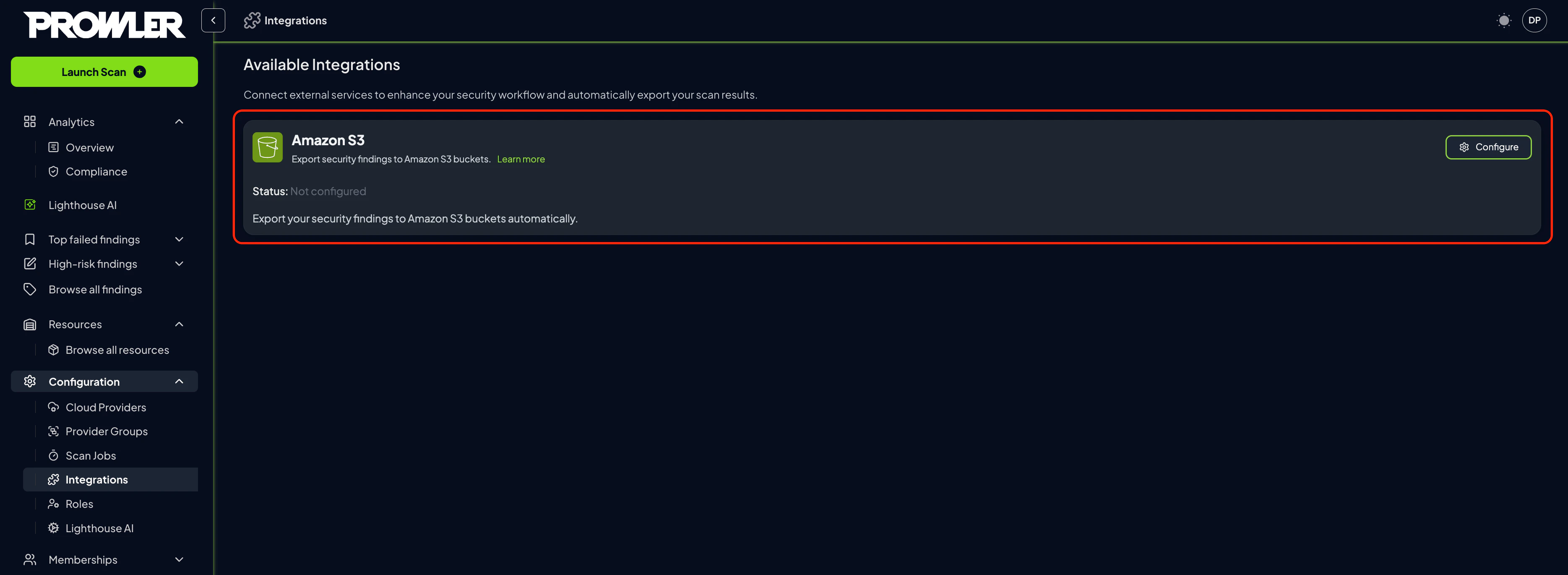 Access S3 integration