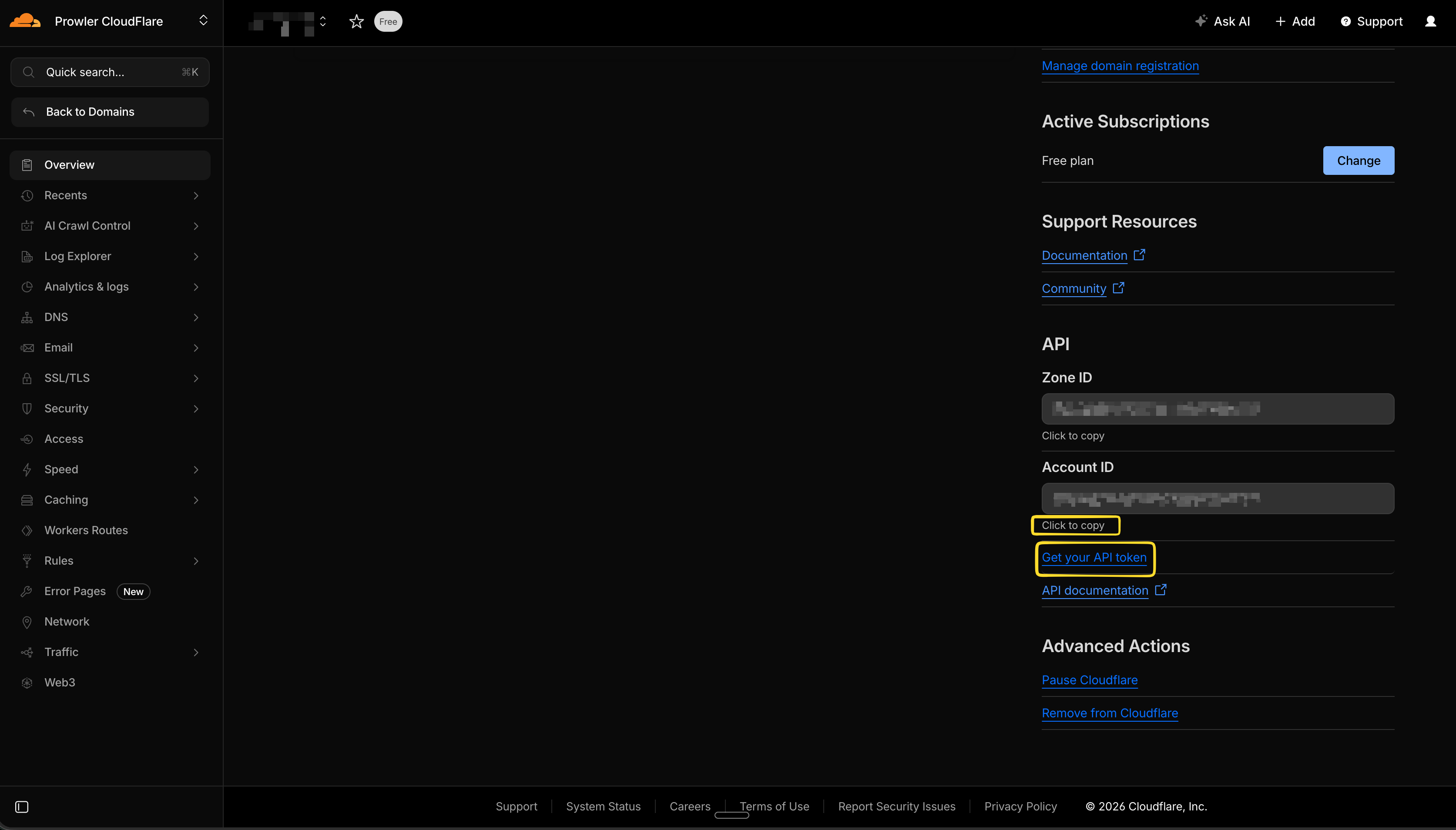 Cloudflare Account ID