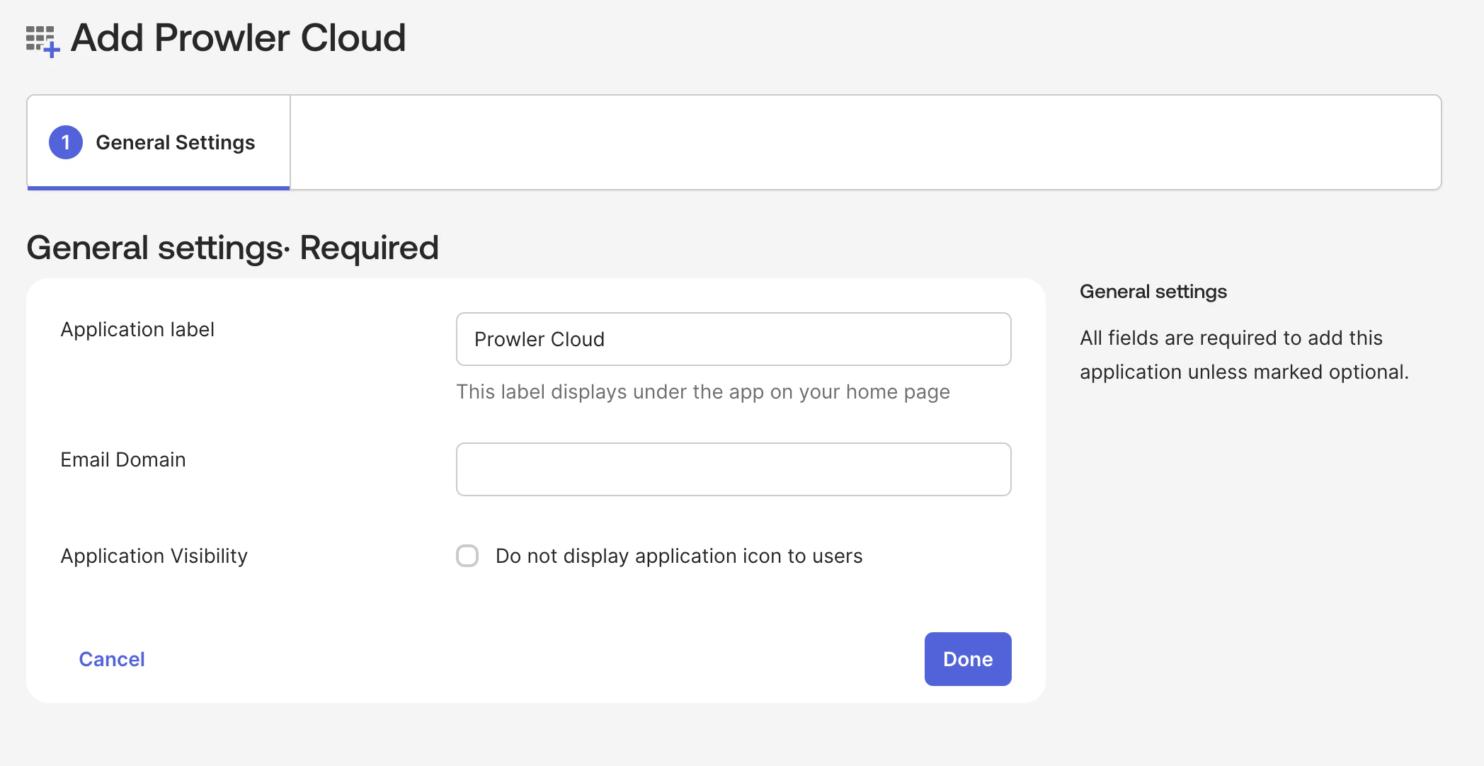 Add Prowler Configuration