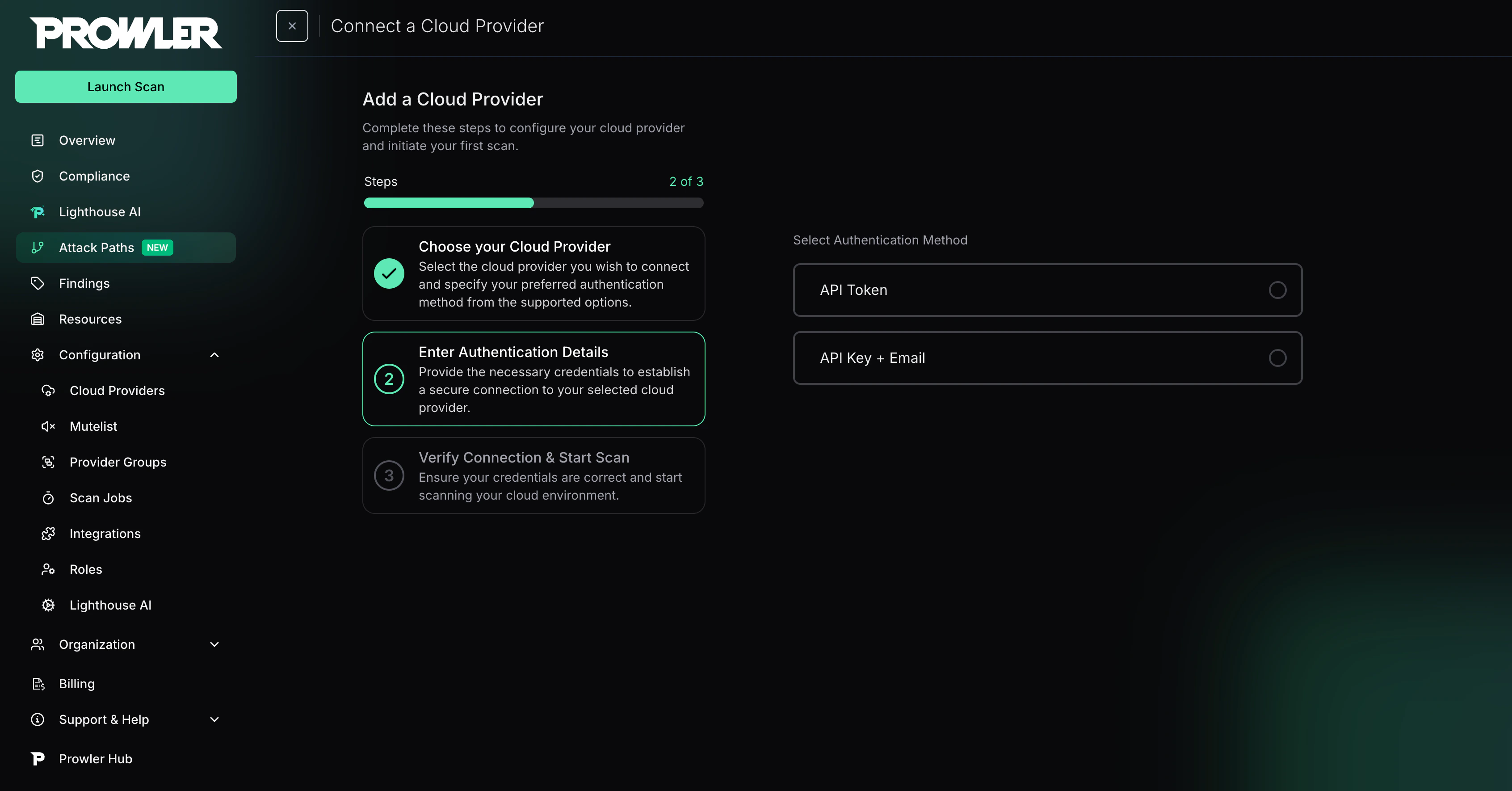 Select Authentication Method