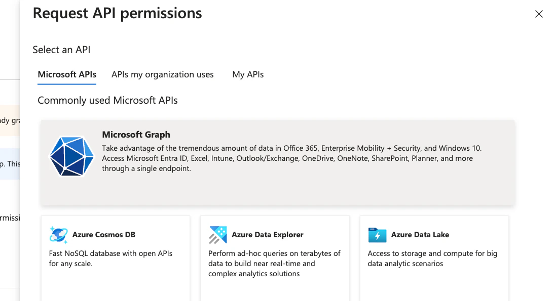 Microsoft Graph Detail