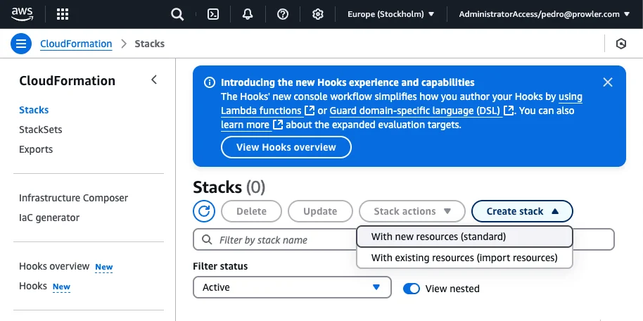 Create Stack