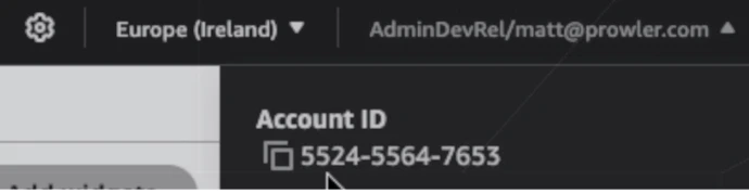 Account ID detail