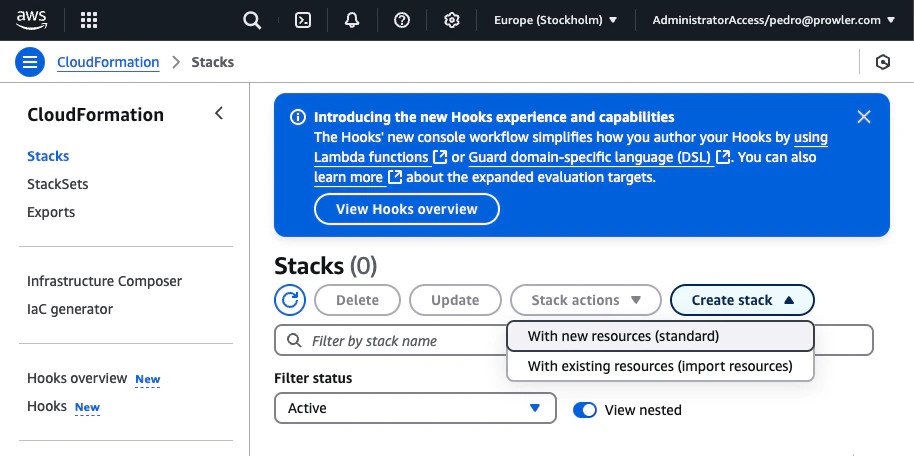 Create Stack