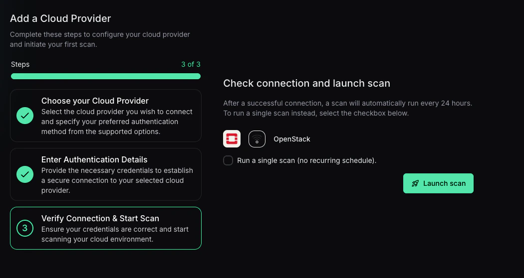 Test connection