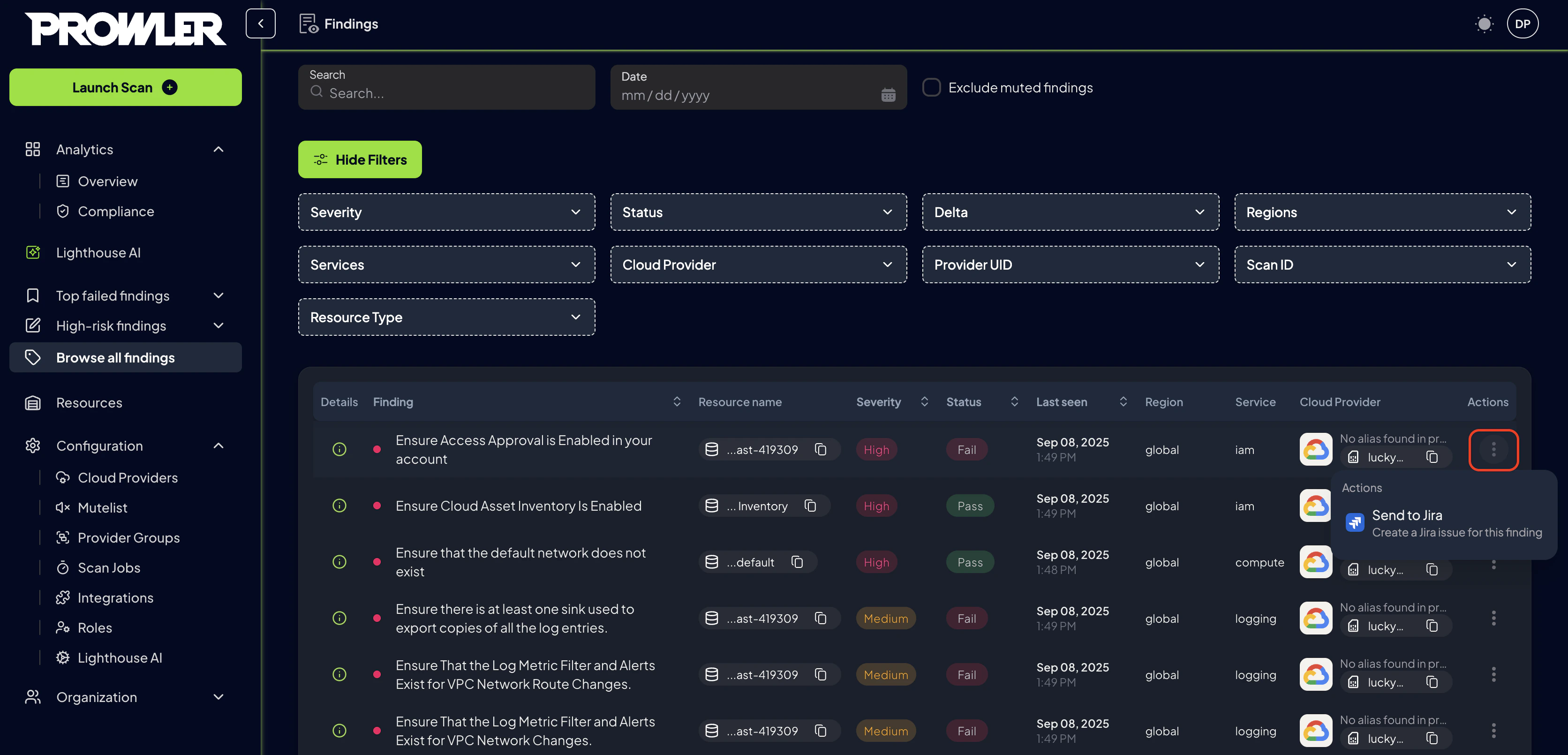 Send to Jira modal