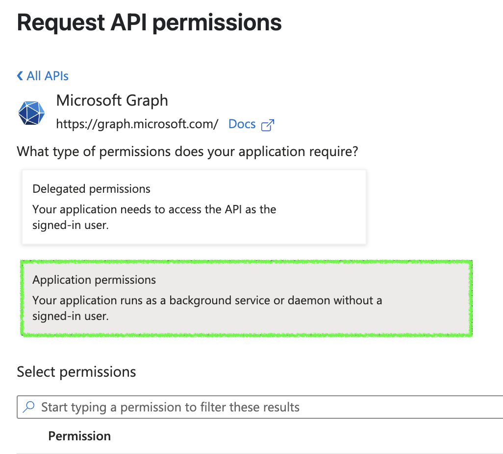 Add API Permission