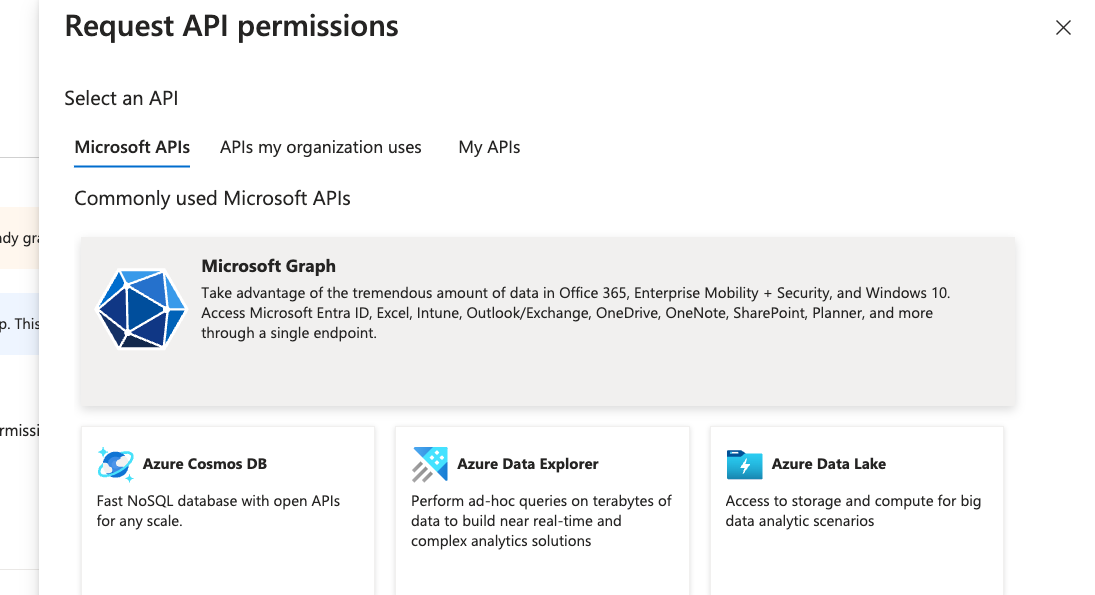 Microsoft Graph Detail