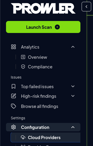 Cloud Providers Page