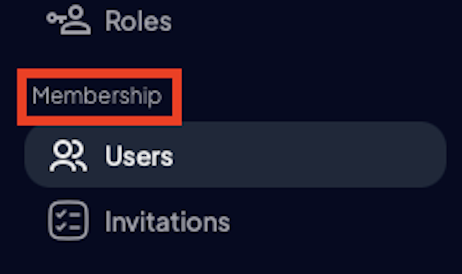 Membership tab
