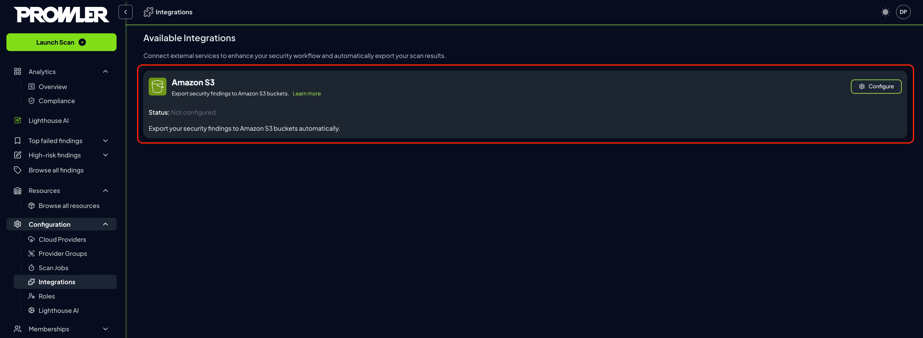 Access S3 integration