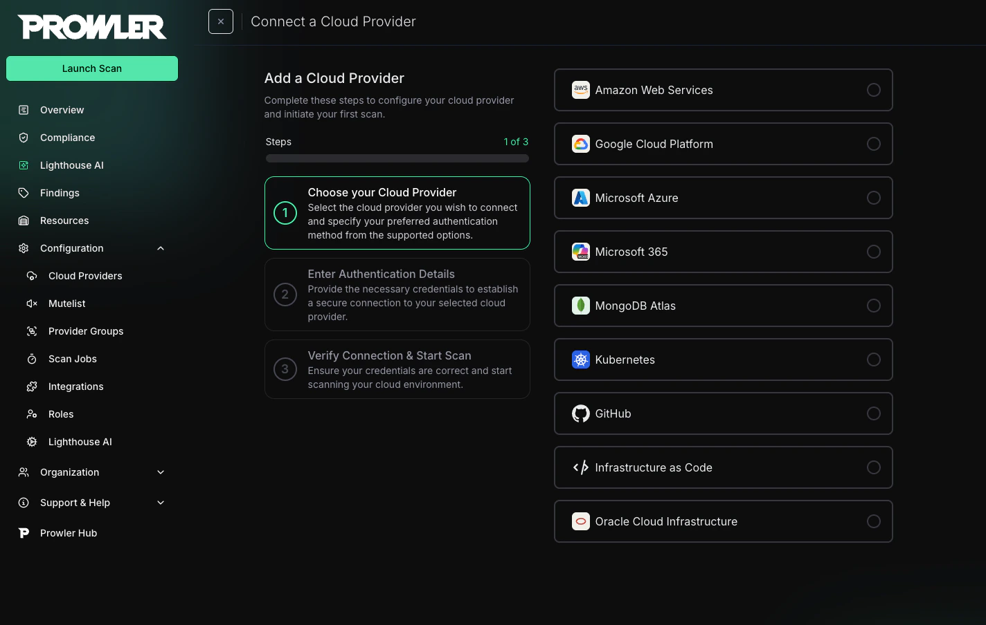 Add provider list