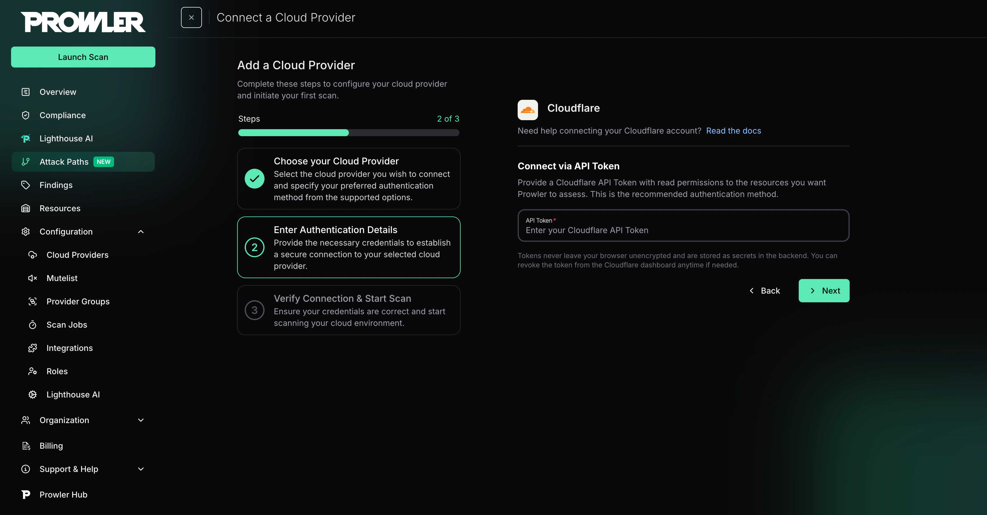 API Token Form