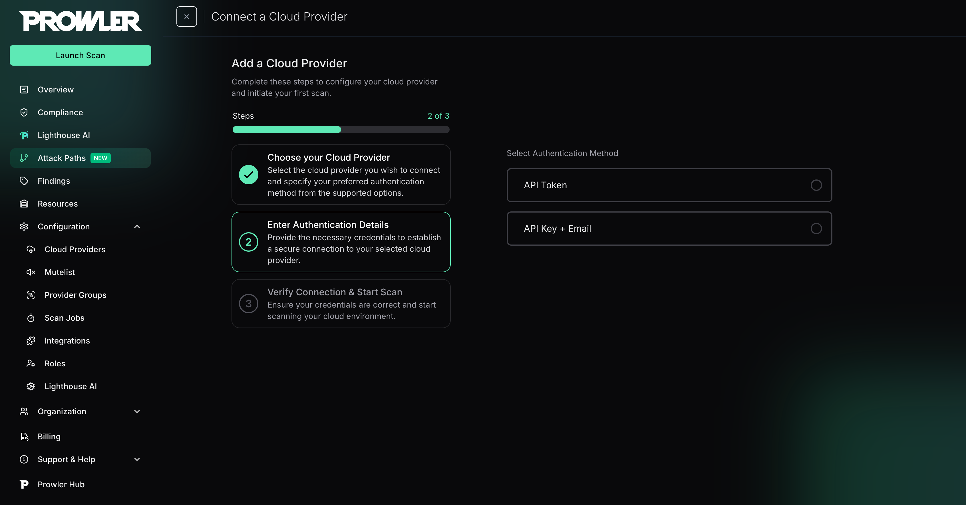 Select Authentication Method