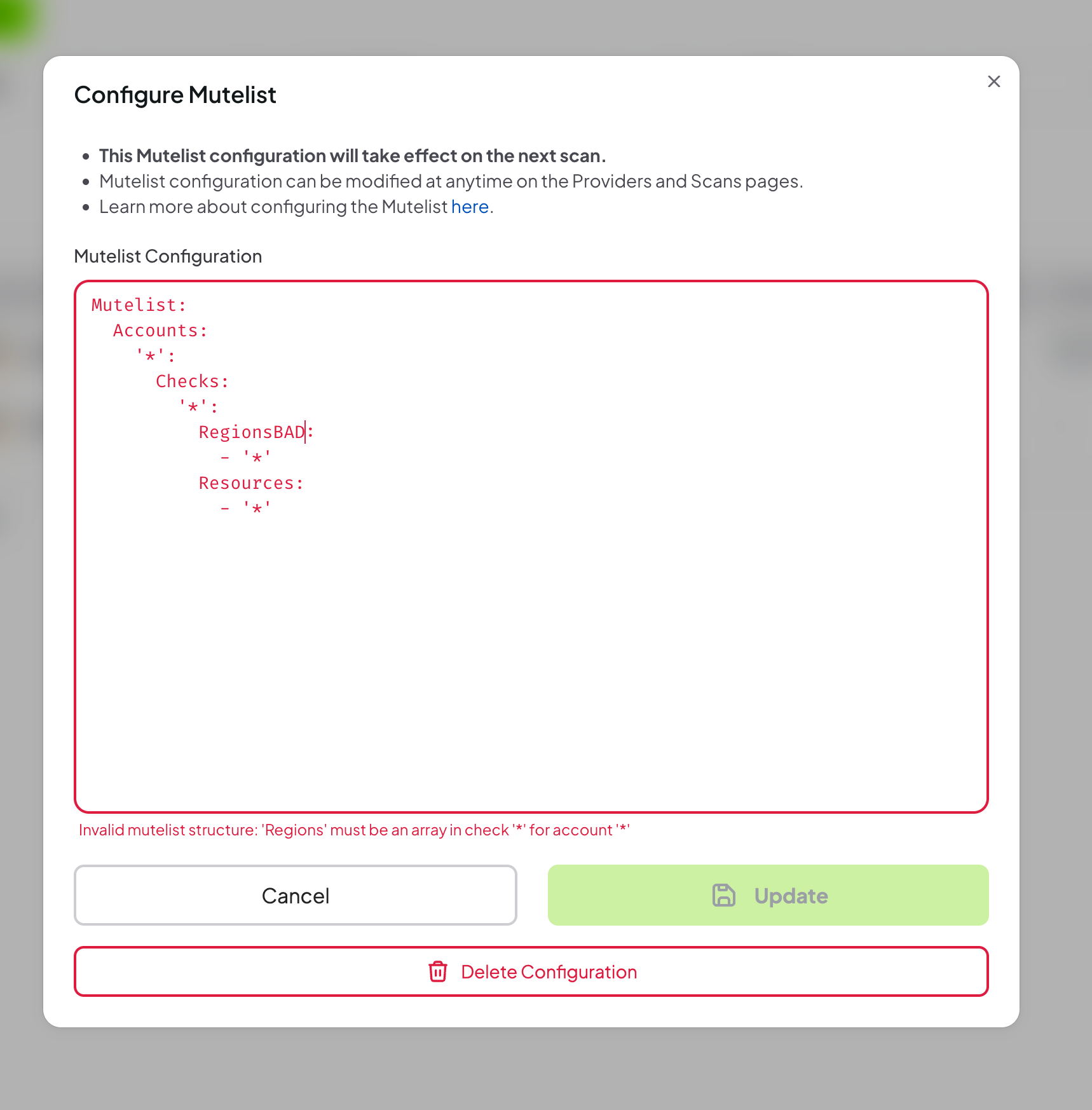 Wrong YAML configuration 2