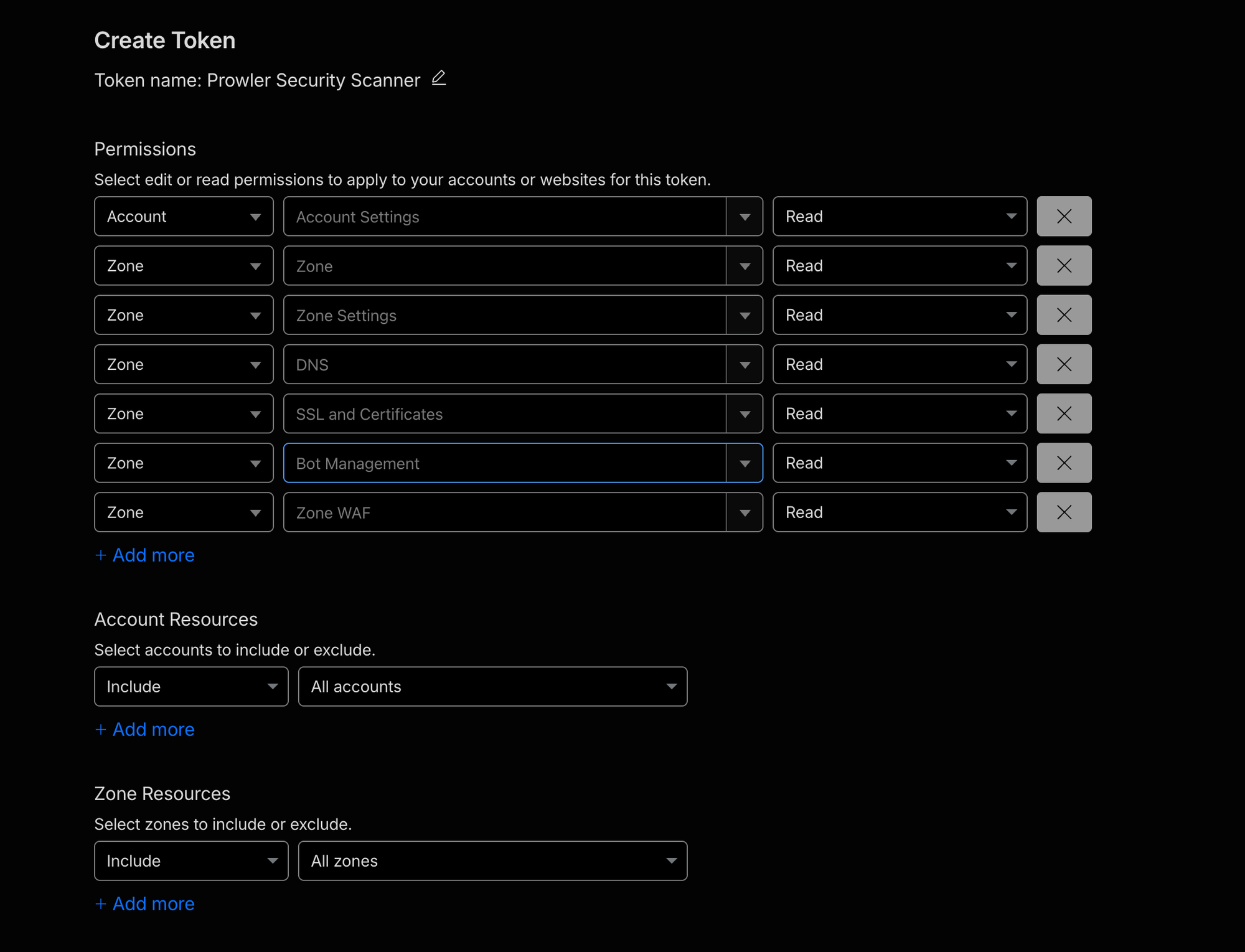 Token Permissions