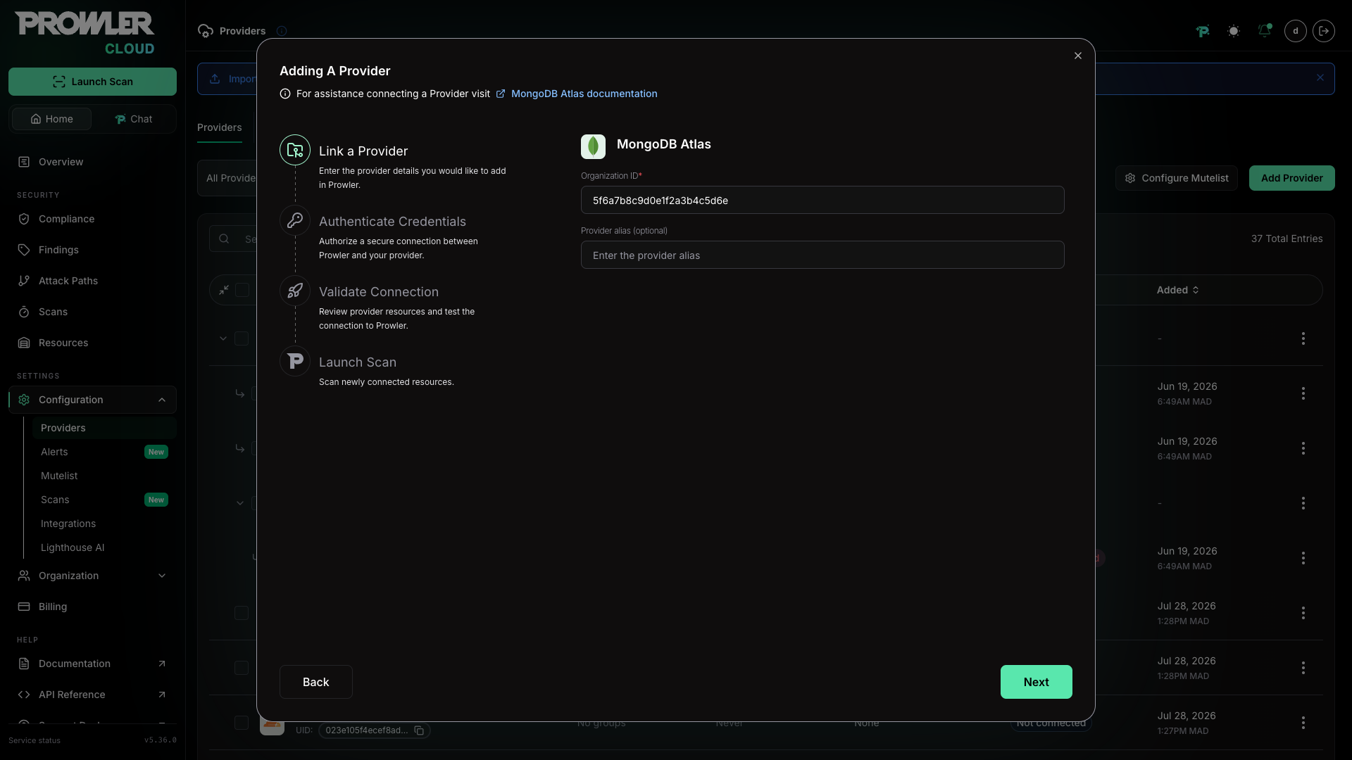 Add organization ID