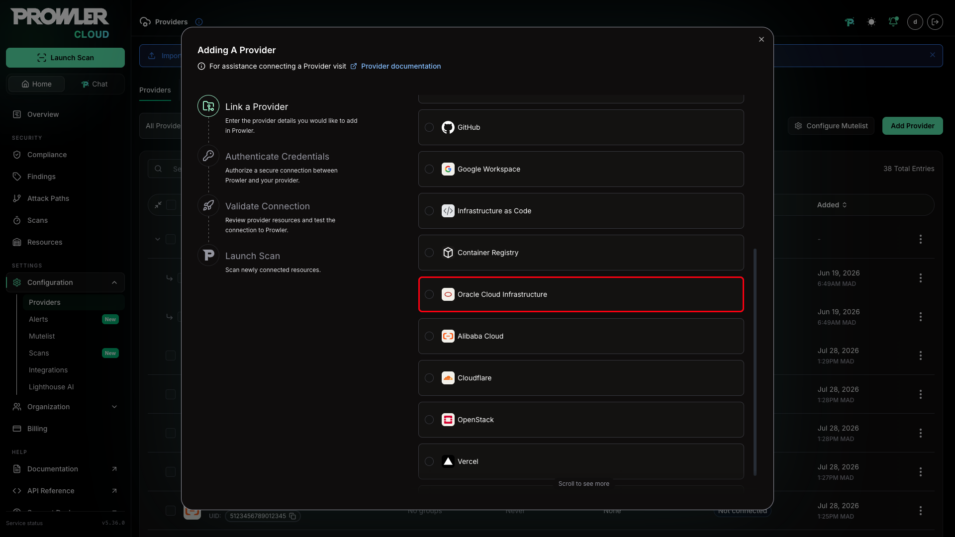 Add OCI Provider