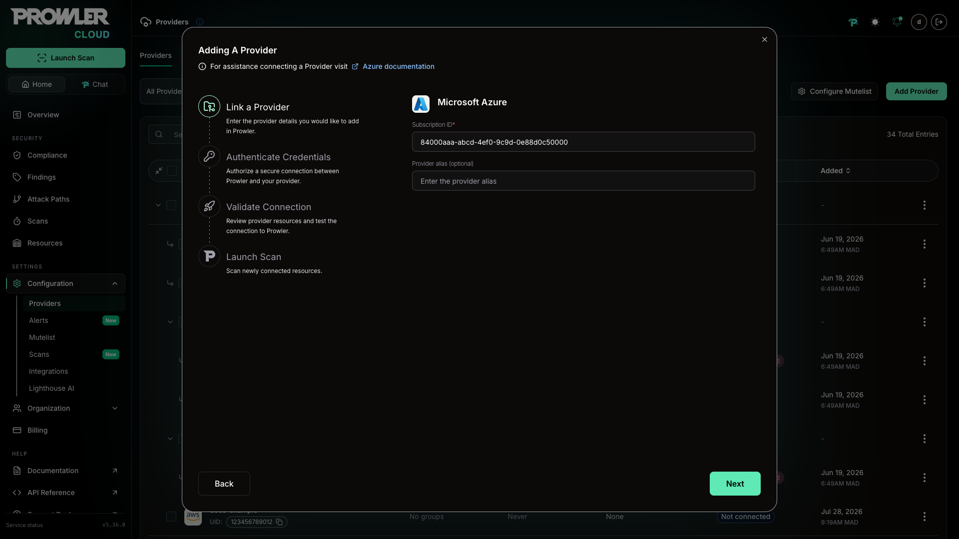 Add Subscription ID