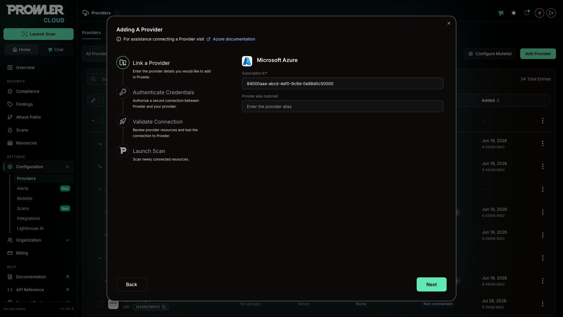 Add Subscription ID