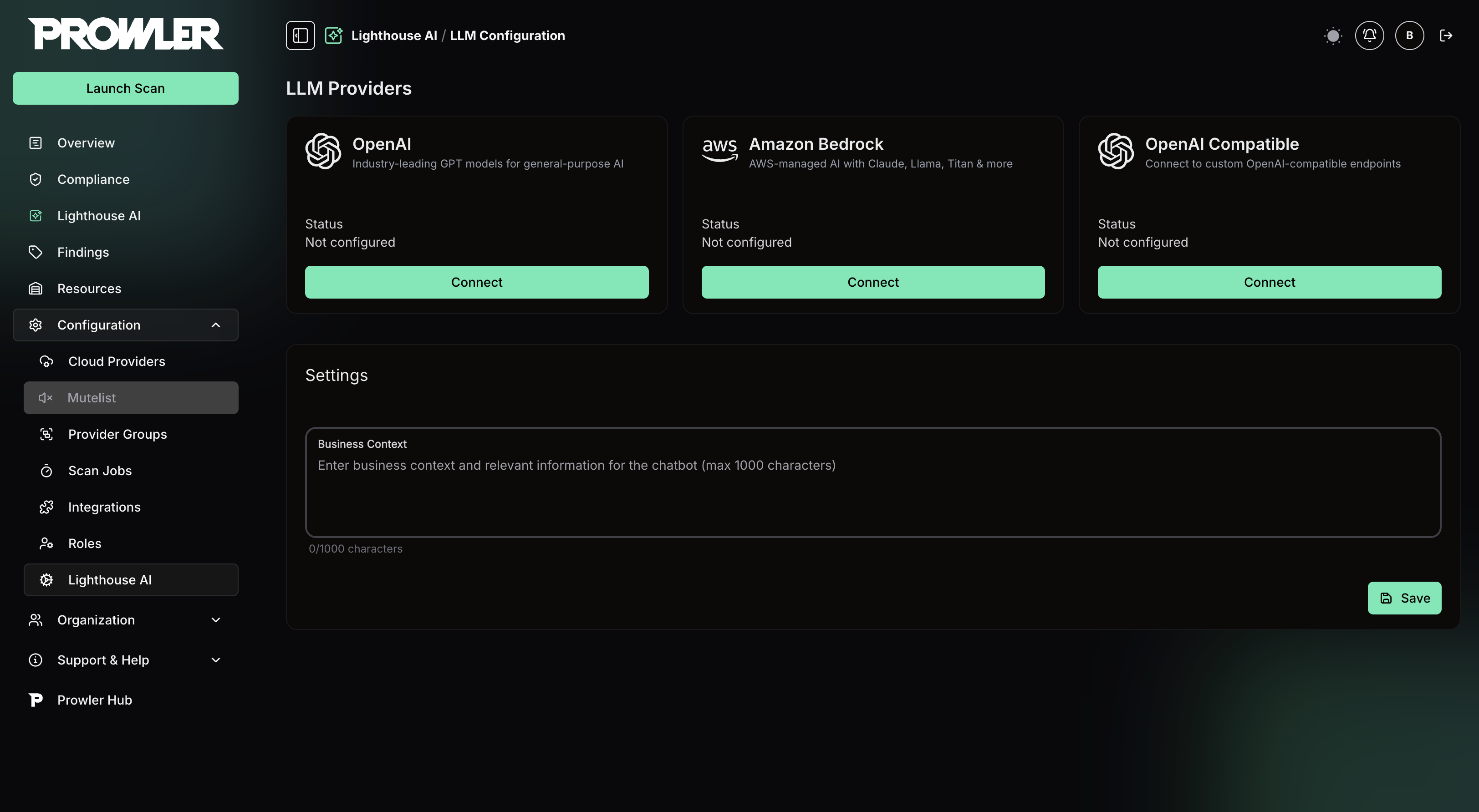 Lighthouse AI Configuration