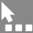 Proximate menu bar icon: cursor pointing up with three filled squares
