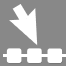 Proximate menu bar icon: cursor pointing down with crossed-out elements