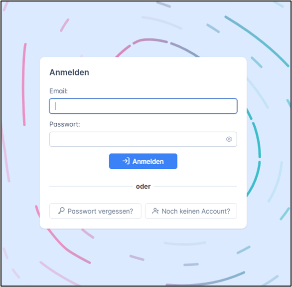 Anmeldeformular