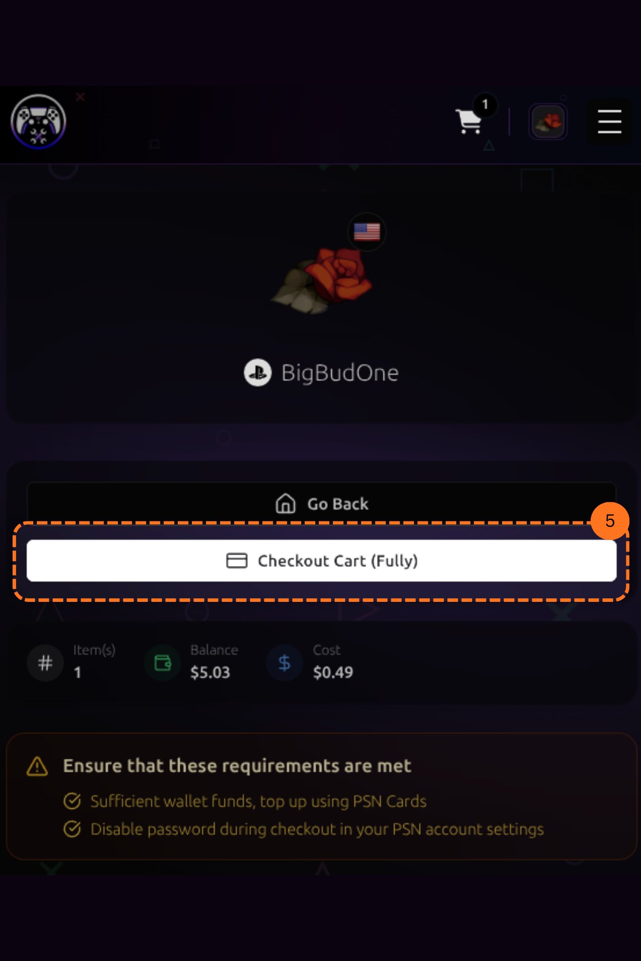 Avatar Adder Proceed Checkout