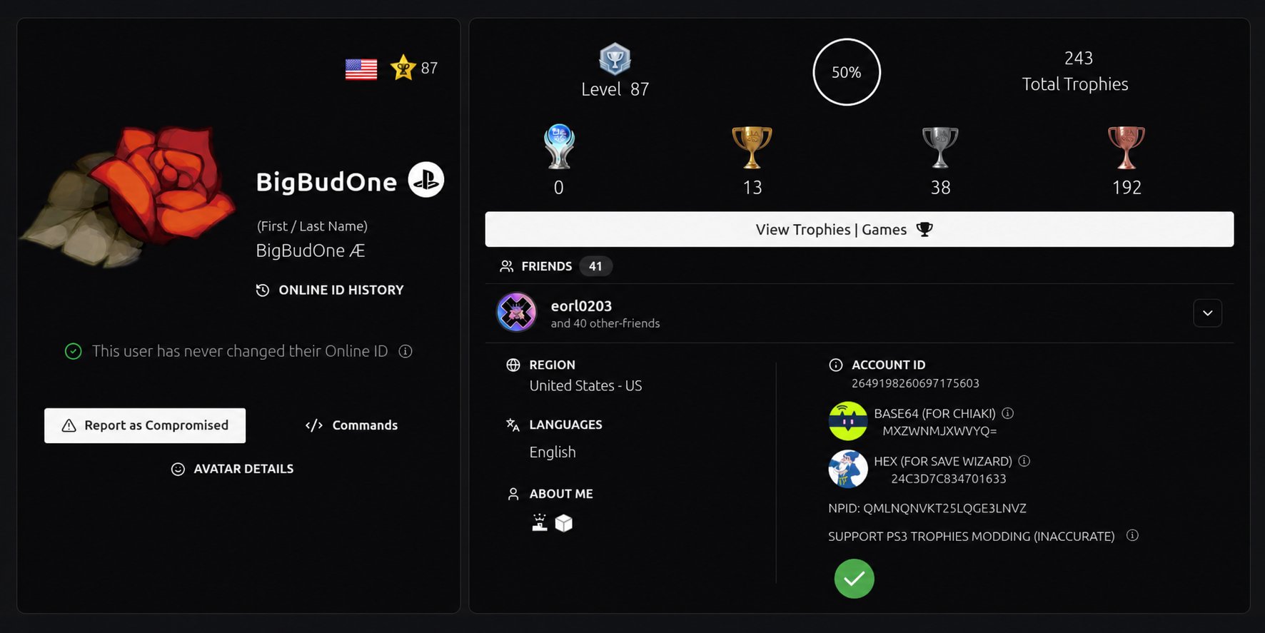 Psn Checker Results