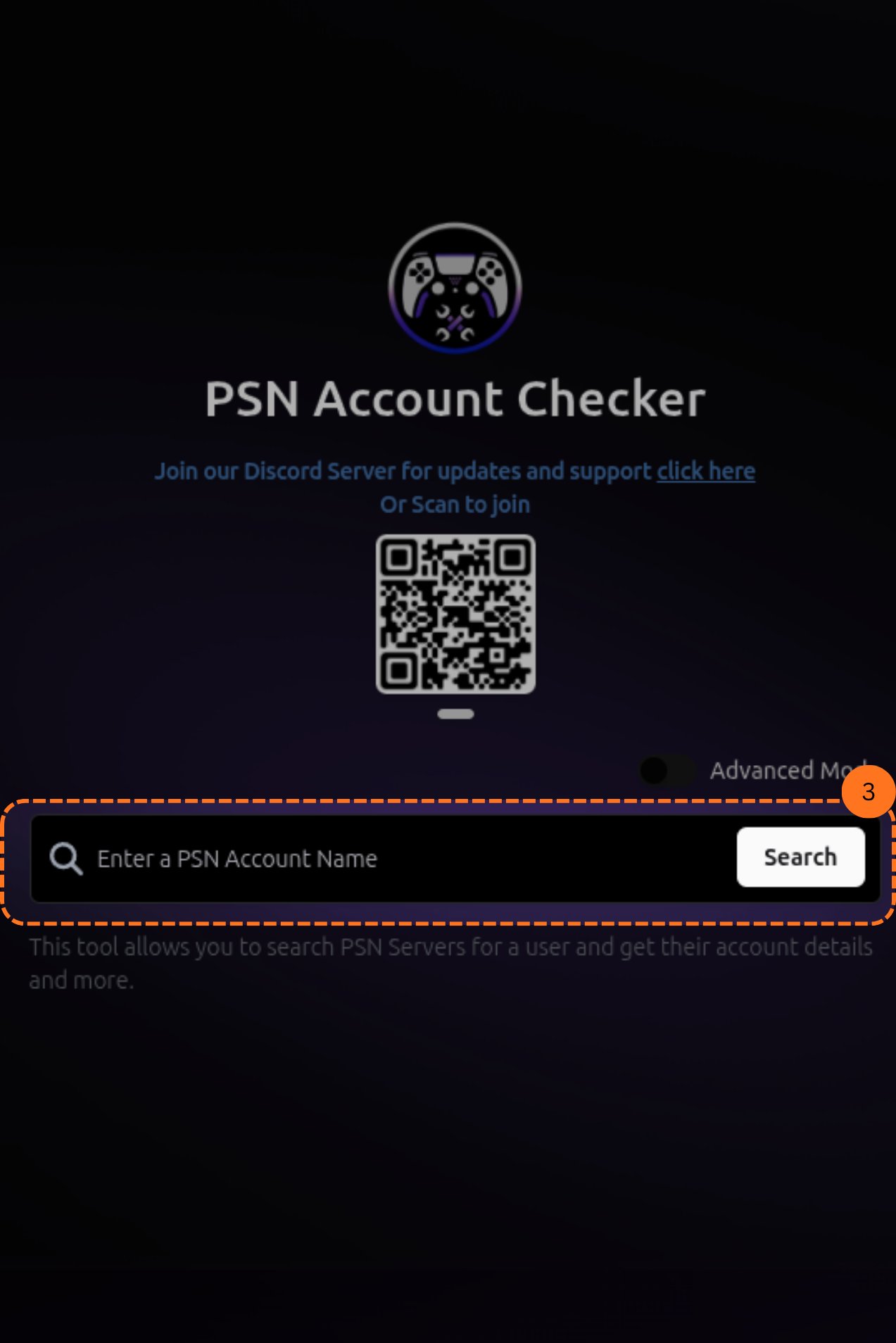 Psn Checker Search Input