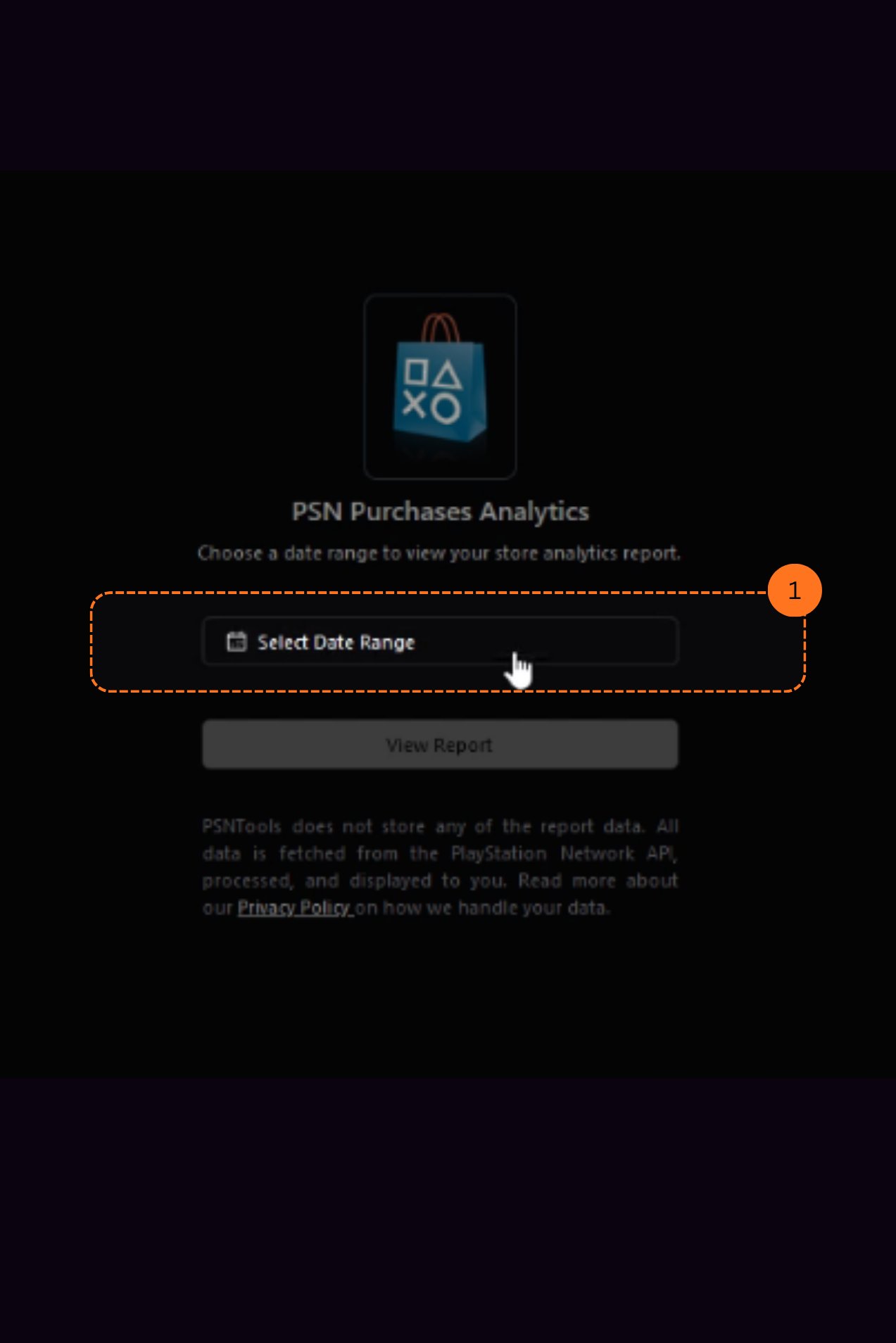 Purchase Analytics Date Range
