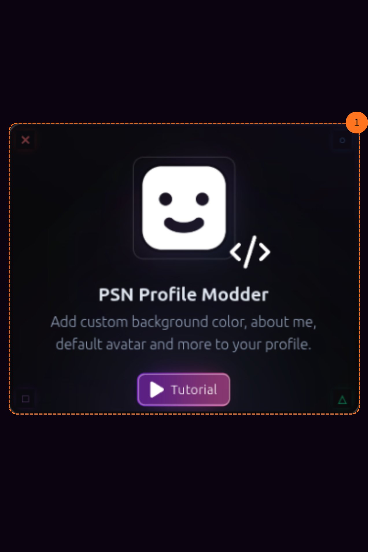 PSNTools homepage with PSN Profile Modder highlighted