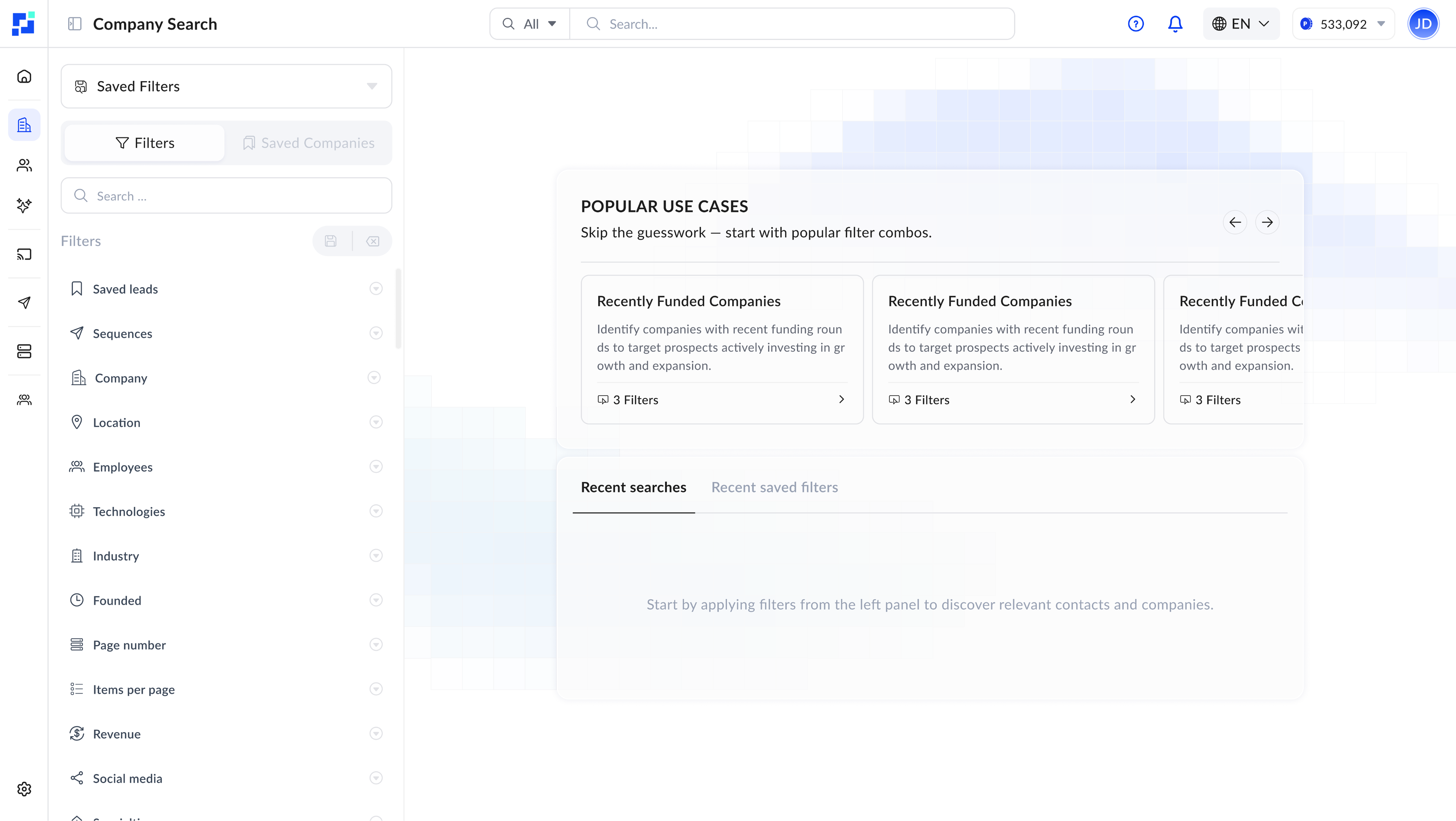 Pubrio Glocalized Search Interface