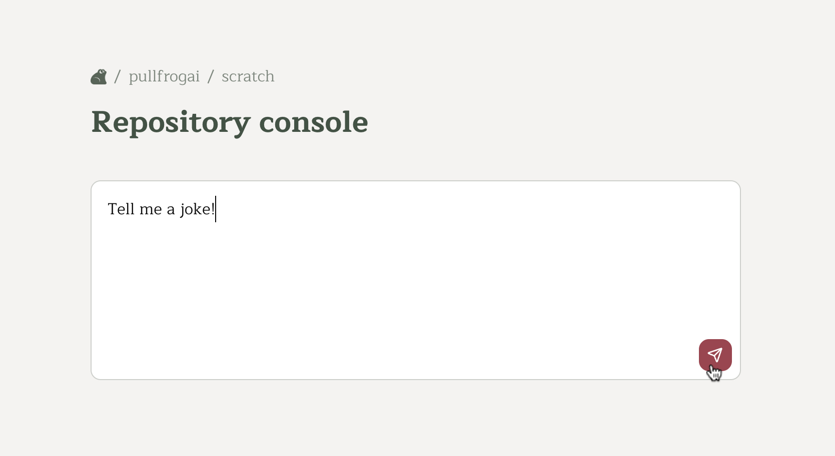 Test Pullfrog installation