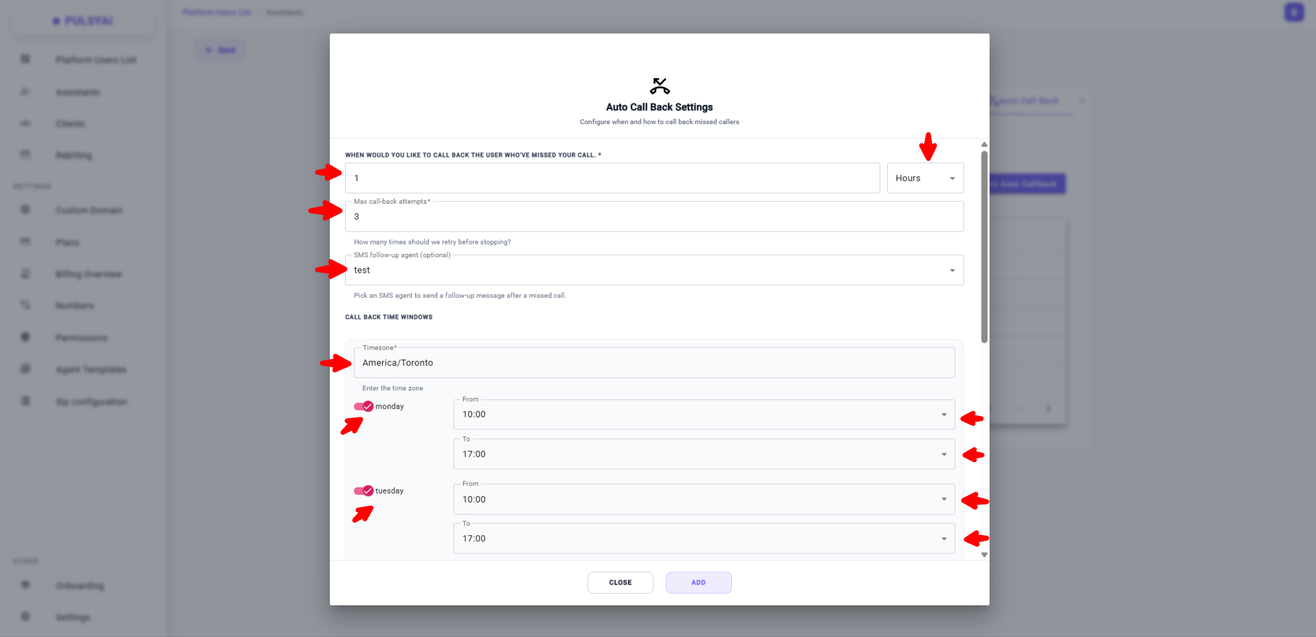 02 Autocallbacksettings