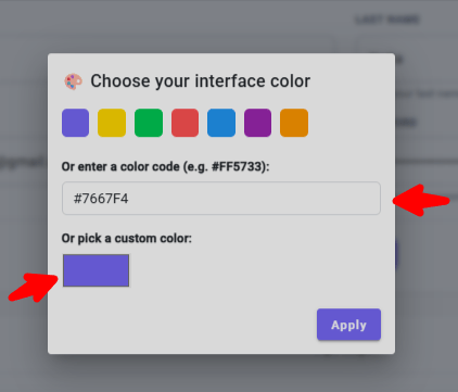 02 Chooseyourinterfacecolor