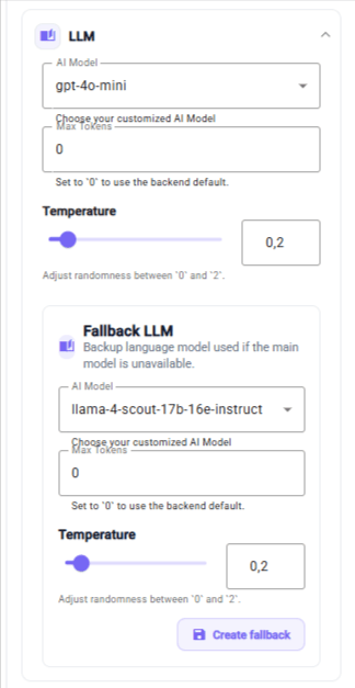 11 LLM Settings