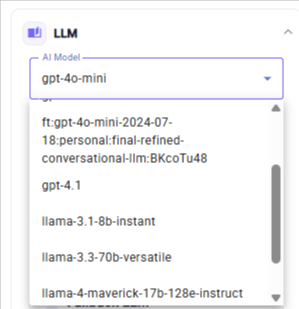 12 AI Model Settings