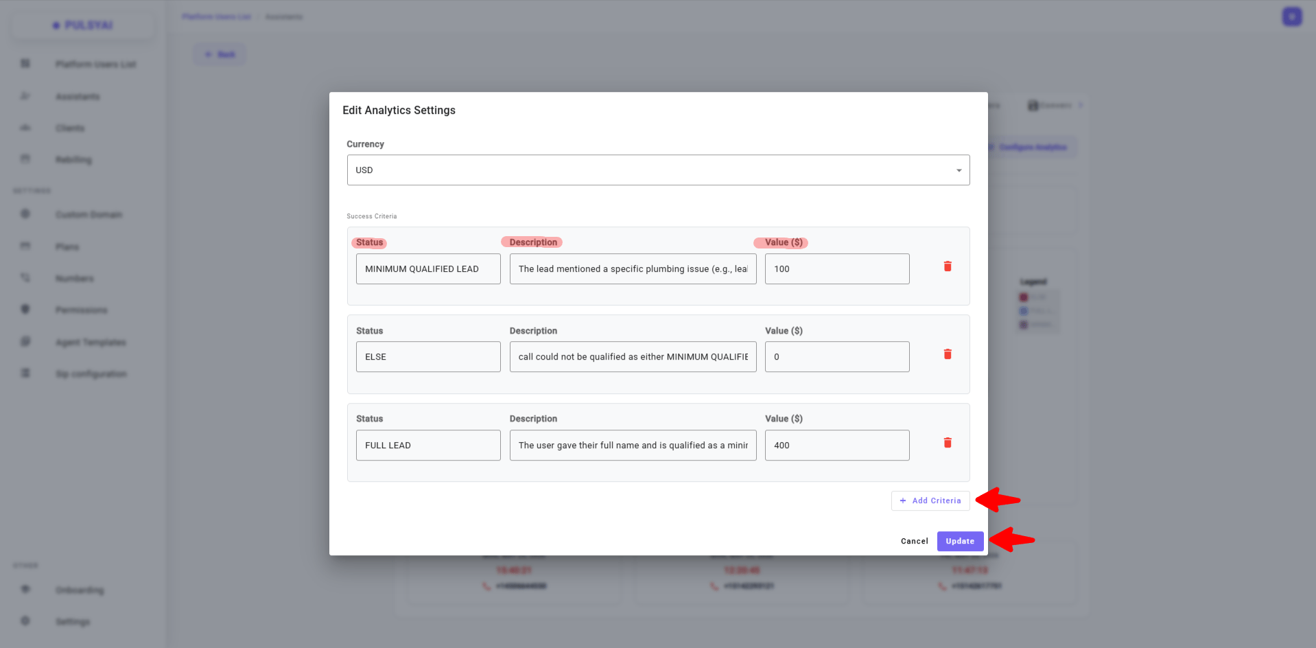 Configure Analytics