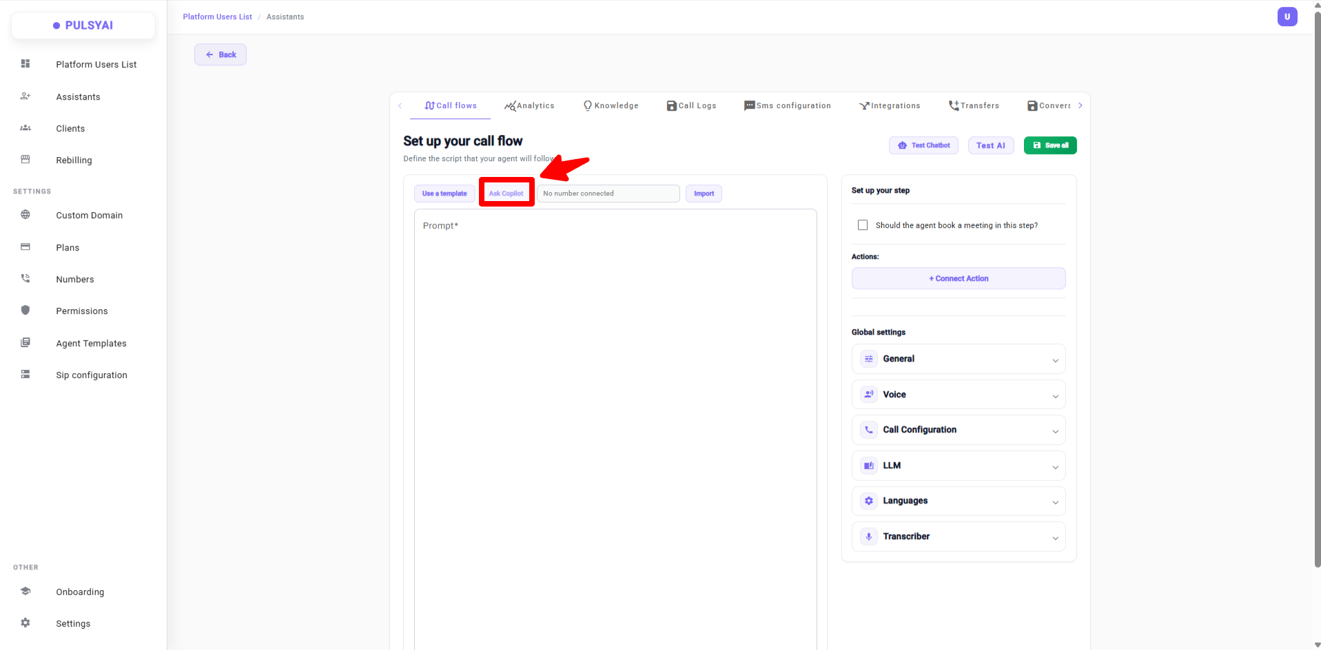 Ask Copilot — coming soon