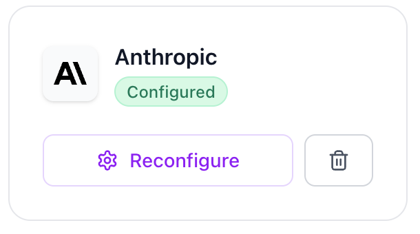 Configured Integration
