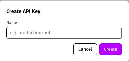 Create API Key