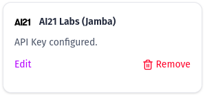 Configured Integration