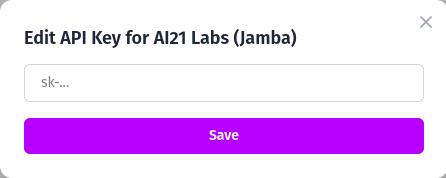 Add Integration Modal