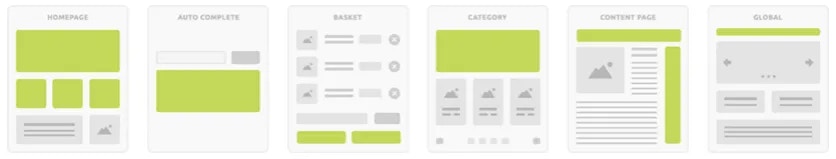 Page type selection interface