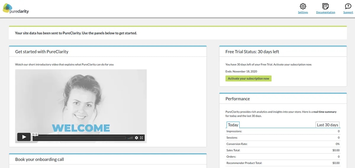 WooCommerce Configured Dashboard