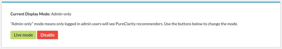 WooCommerce Display Mode